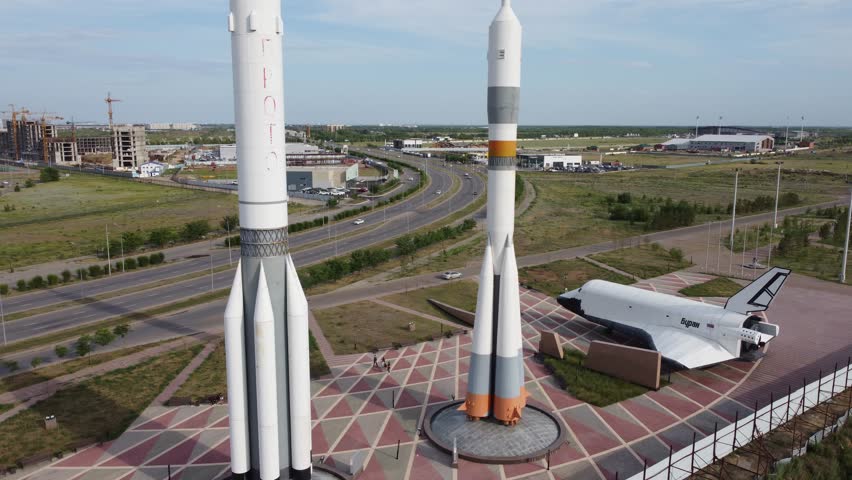 launch vehicle layout "proton", Astana, Kazakhstan