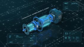 Cad futuristic interface, computer aided design concept, mechanical component project, engineering computer drawing (3d render) - Powered by Shutterstock - Get 15% off with code: PIKWIZARD15