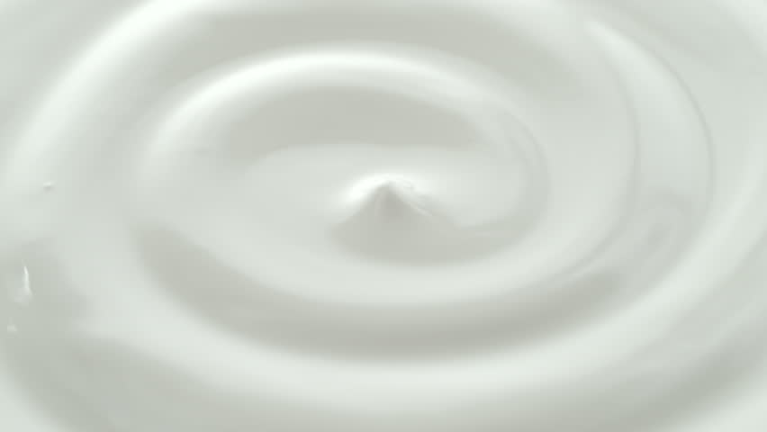 Plain Greek Yogurt Scooped with Silver Spoon from Bowl in Macro and Slow Motion 1000 fps Royalty-Free Stock Footage #1106376689