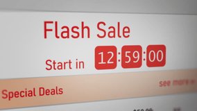 Animated Flash Sale Countdown, Fictitious Data Created Exclusively for This Concept Footage
 - Powered by Shutterstock - Get 15% off with code: PIKWIZARD15