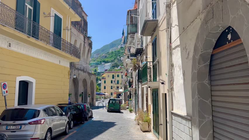Vietri Sul Mare streets, Italy