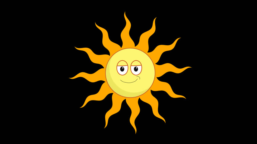 2D sun animation with alfa channel