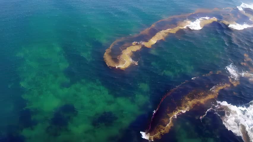 Massive oil spill in the ocean, aerial view
Drone view above large oil spill from Tanker ship, polluted water surface  Royalty-Free Stock Footage #1106447699