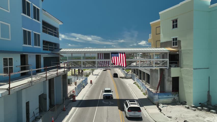 Old glory at Ft. Myers Beach, Florida