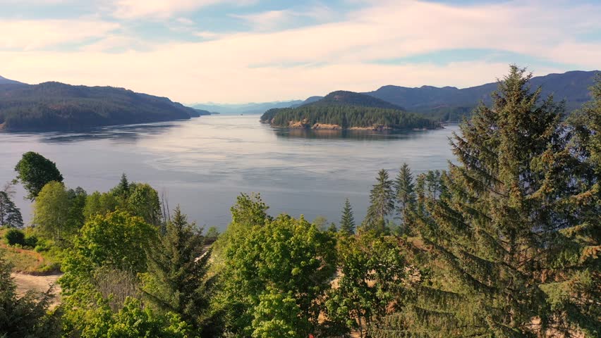 Into the Wild: Aerial Glimpse of Campbell River