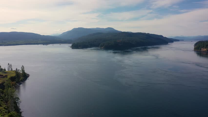 Aerial Embrace of Campbell River