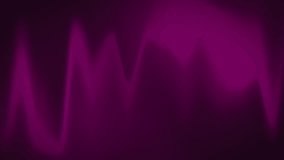 Animation of illuminated challenge accepted text and triangular shapes on purple background. Digitally generated, multiple exposure, arcade, video game and competition concept.