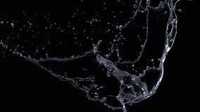 Super Slow Motion Shot of Water Splash at 2000fps Isolated on Black Background. - Powered by Shutterstock - Get 15% off with code: PIKWIZARD15