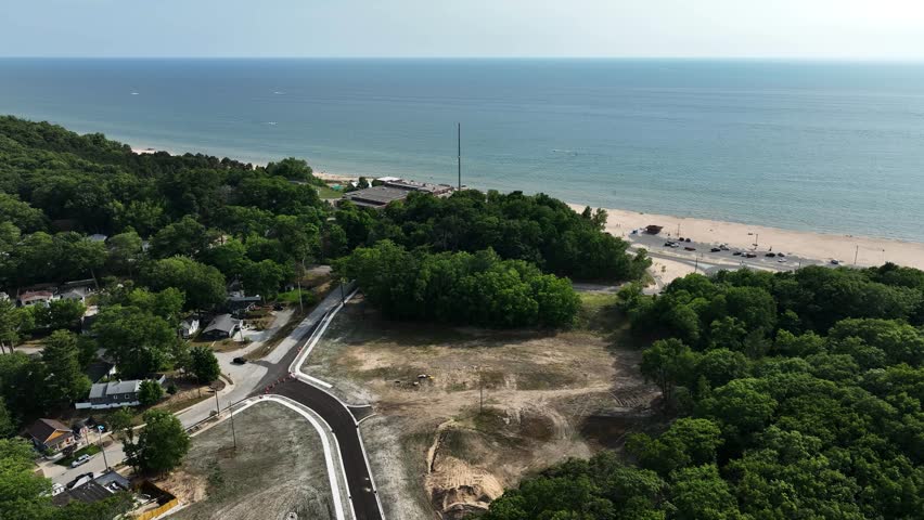 Lake Michigan as seen from Bluffton area.