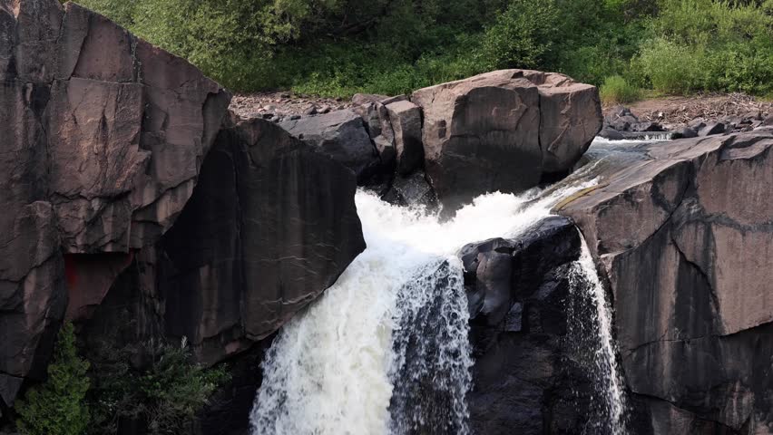 High Falls on the Pigeon River in Minnesota