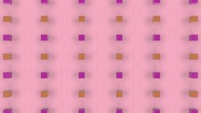 Animation of vibes text over 3d cubes on pink background. Global social media, communication, computing and data processing concept digitally generated video. - Powered by Shutterstock - Get 15% off with code: PIKWIZARD15