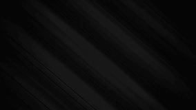 Elegant light stripes seamless looped background. Diagonal black stripes animation. Digital minimal geometric 3d BG. Technology metallic line. Premium luxury design template. Animated soft solid