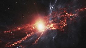 Flight through space to the center of galaxies. High quality 4k footage - Powered by Shutterstock - Get 15% off with code: PIKWIZARD15