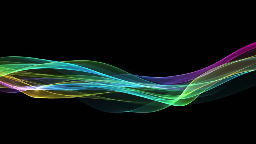 Abstract colorful lines - loop