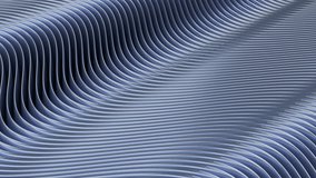 Abstract background with dark metallic wavy stripes