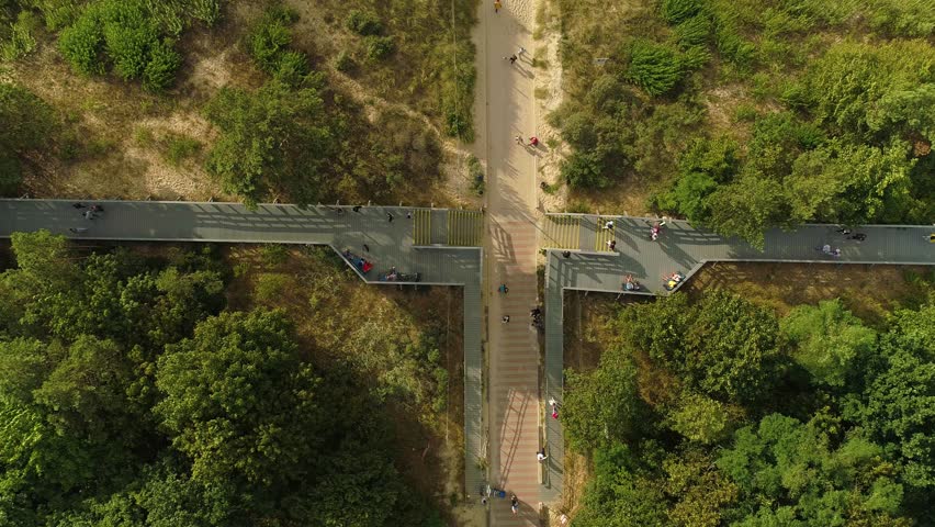 Promenade In Miedzyzdroje Aerial View Poland