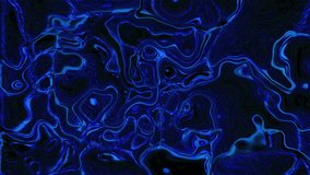 Abstract liquid background. Flowing vertically with a swirl of blue and purple colors.
