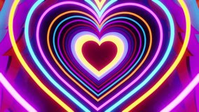 Neon Heart VJ Loop Background - Powered by Shutterstock - Get 15% off with code: PIKWIZARD15