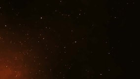 4K Fire particles Burning red hot sparks, Fire Glowing Particles on Black Background. Overlay fire sparks bonfire embers. Burning red hot flying sparks fire rise. Fiery orange glowing. 3D Illustration - Powered by Shutterstock - Get 15% off with code: PIKWIZARD15