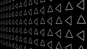 White Triangle VJ Music Video Background Abstract Background Stock Video Effects VJ Loop Abstract Animation 2K 4K HD.mp4