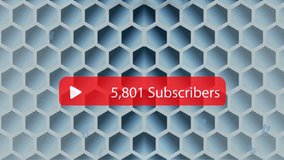 Animation of play icon with increasing subscribers and multiple numbers against computer server room. Social media networking and business data storage technology concept - Powered by Shutterstock - Get 15% off with code: PIKWIZARD15