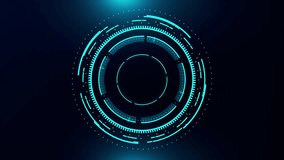 Hologram HUD circle interfaces. Digital data network protection. HUD circle interfaces, futuristic display, Hologram button, Loading,target, intro, hi-tec, science, technology or. 3D Illustration - Powered by Shutterstock - Get 15% off with code: PIKWIZARD15