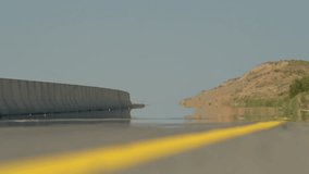 Mirage on the highway. Freeway in hot weather - Powered by Shutterstock - Get 15% off with code: PIKWIZARD15