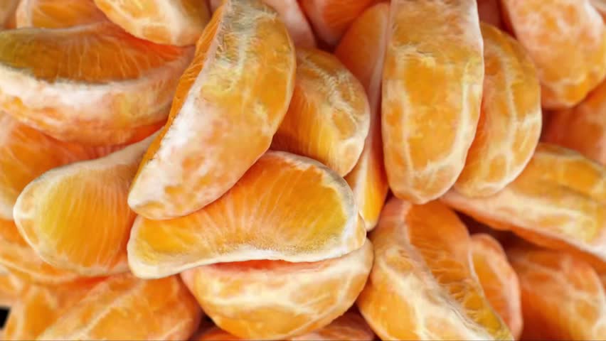 Slow Motion Shot of Oranges or Tangerines  Juicy Oranges  Flying Towards Camera  Royalty-Free Stock Footage #1106671479