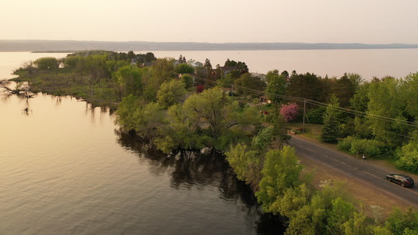 Scenic beachfront neighborhood in Duluth, MN. Lake Superior views, serene nature, and recreational activities. Perfect getaway
