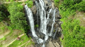 Beautiful Big Waterfall in Indonesia