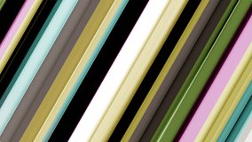 Abstract colorful striped background animation - stock video