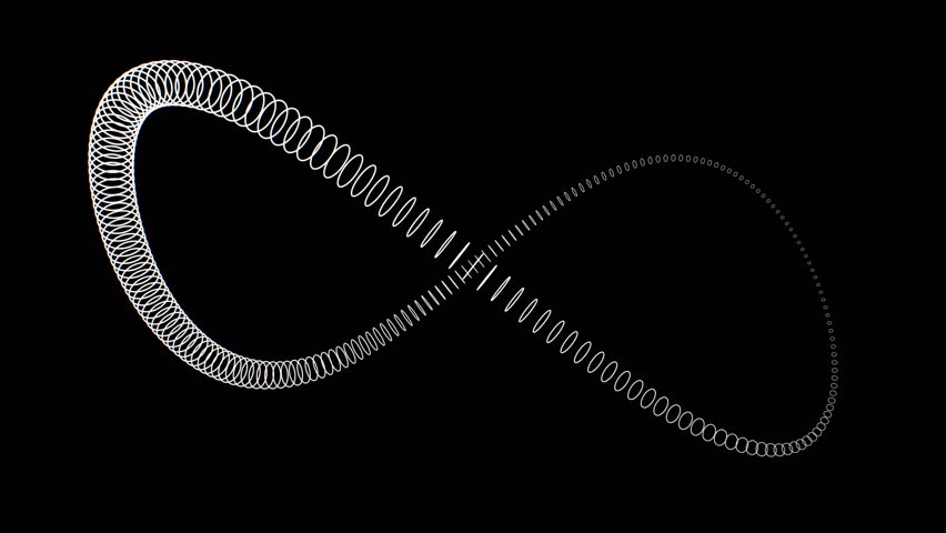 Black And White Optical Illusion Infinity Symbol Shape Twists Moving - 4K Seamless VJ Loop Motion Background Animation Royalty-Free Stock Footage #1106721535