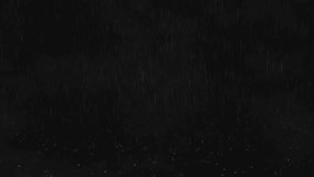 4K heavy rain stormy summer day Animation Background. heavy rain Drops Falling. overlay weather, thunderstorm. Slow Rain, night, Heavy Rainfall. Rain, Thunder, speedy, night, Sky. 3D Illustration - Powered by Shutterstock - Get 15% off with code: PIKWIZARD15