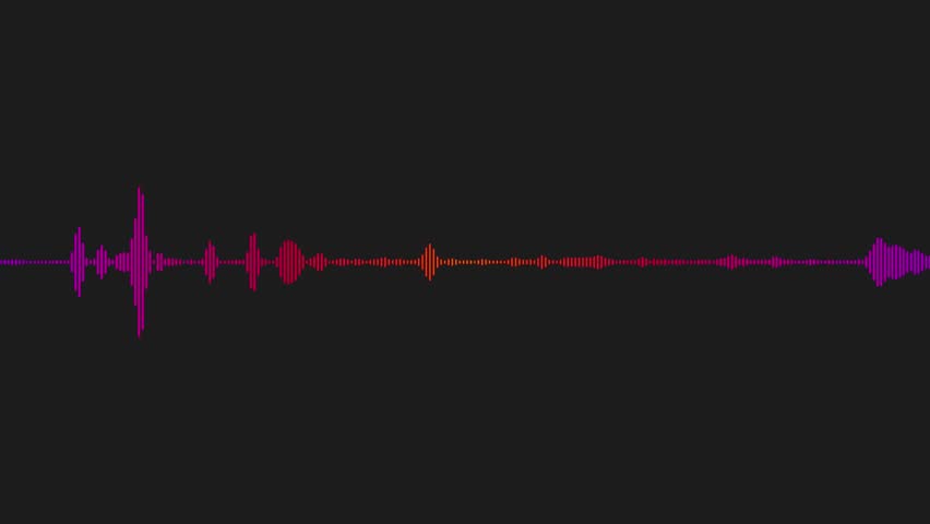 4K 3d Audio wave or frequency sound wave equalizer technology. audio recorders. technology circle. emphasize simplicity background. artificial intelligence, waveform equalizer. 3D Illustration