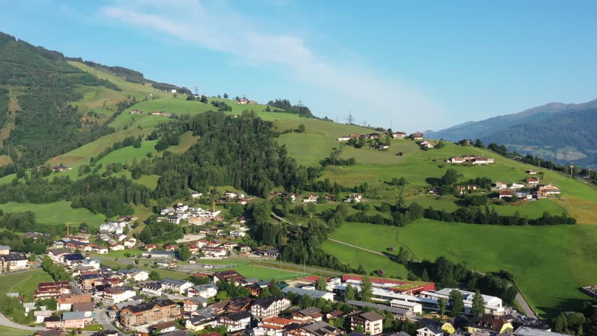 Kaprun, a famous ski town in Austria