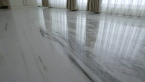 Polished Marble Tiles Of Flooring In Luxury Hotel Room. POV - Powered by Shutterstock - Get 15% off with code: PIKWIZARD15