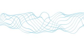 Purple and blue color yarn line waving on black. Gradient ribbon line animation. - Powered by Shutterstock - Get 15% off with code: PIKWIZARD15