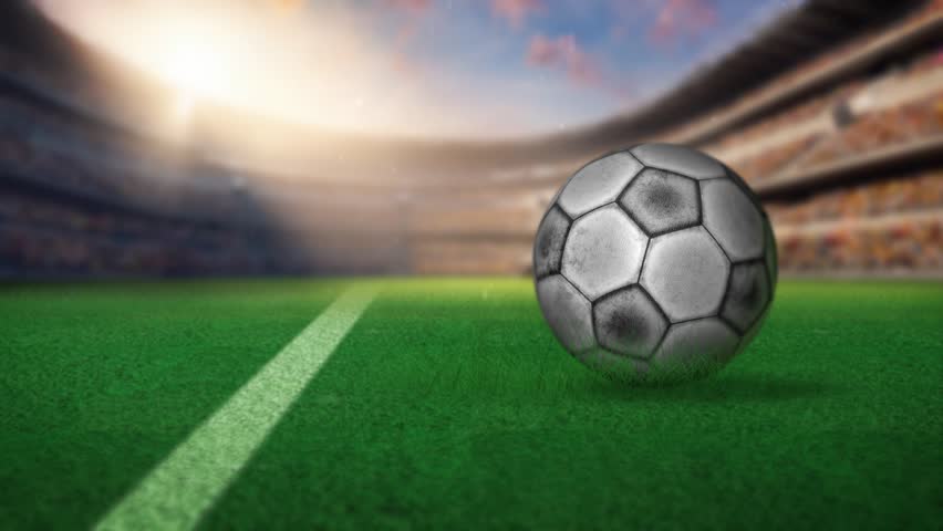 Soccer football field animation background suitable for logo intro sport | Shutterstock HD Video #1106763303