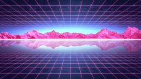 80s retro futuristic looped background - Powered by Shutterstock - Get 15% off with code: PIKWIZARD15