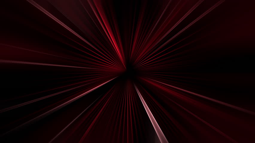 Abstract loop glow  red laser center radial streak shine ray light sparking VJ on black background. 4K 3D fractals seamless loop infinite complex glowing radial light streaks. - Powered by Shutterstock - Get 15% off with code: PIKWIZARD15