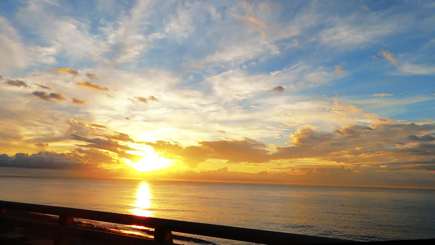 Driving into tunnel on south-link coast highway ,Taiwan.