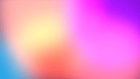 4K looped animation video. Multicolored bright spots are moving in different directions. Abstract colorful animation for desktop wallpaper, screensaver. Loop. Concept of serenity, joy. Template