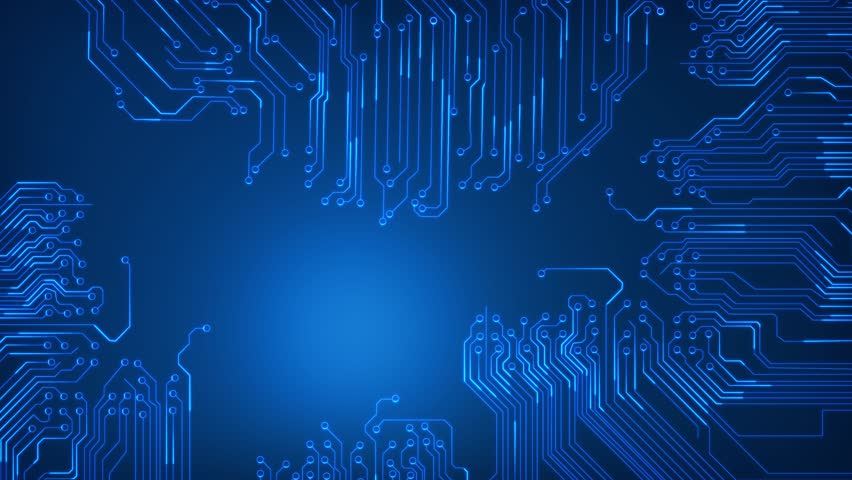 Artificial intelligence technology chip circuit board. CPU activates futuristic AI. Visualizing a digital impact or a processor or computer starting, booting. circuit network UI. 3D Illustration Royalty-Free Stock Footage #1106795623