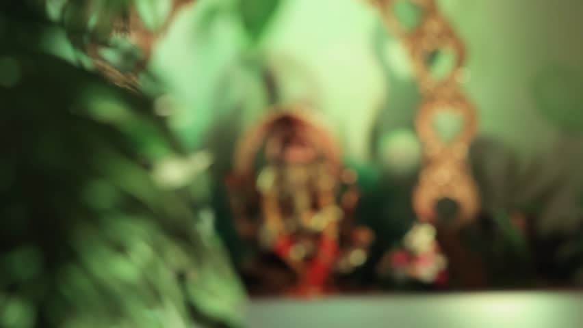 Lord Ganesha idol or Ganesha Statue in Cinametic View - Religious Indian Backgrounds Royalty-Free Stock Footage #1106814283