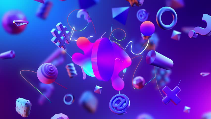 Background glow purple futuristic animation | Shutterstock HD Video #1106820961