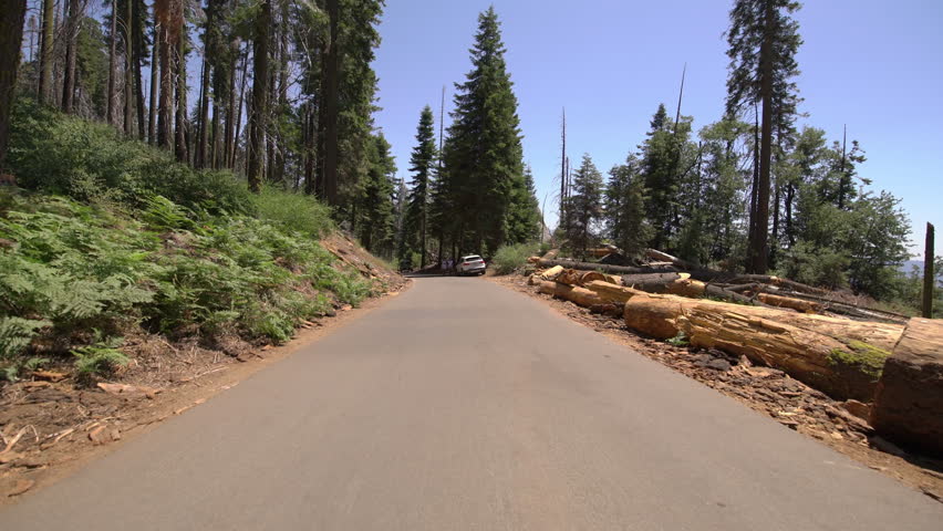 Sequoia National Park Driving Plate Moro Rock Loop 03 Moro Rock Trailhead In Sierra Nevada Mts California