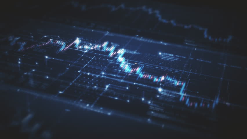 Dynamic data visuals for business info graphics, animated charts, and data-driven insights for a business meeting mock-up. Explore the world of trading, stock exchanges, and crypto Royalty-Free Stock Footage #1106833523