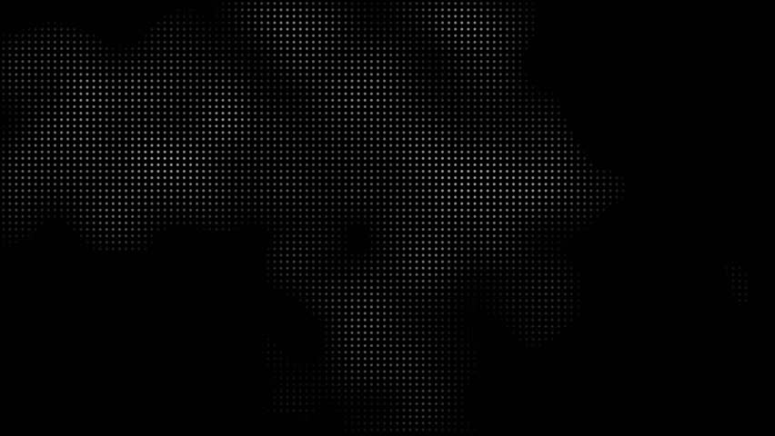 Animated abstract technology dark background random dots and grid 4K Royalty-Free Stock Footage #1106847397