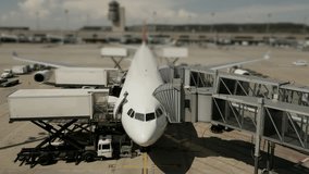 Commercial airplane landing at airport terminal runway after flight - Powered by Shutterstock - Get 15% off with code: PIKWIZARD15