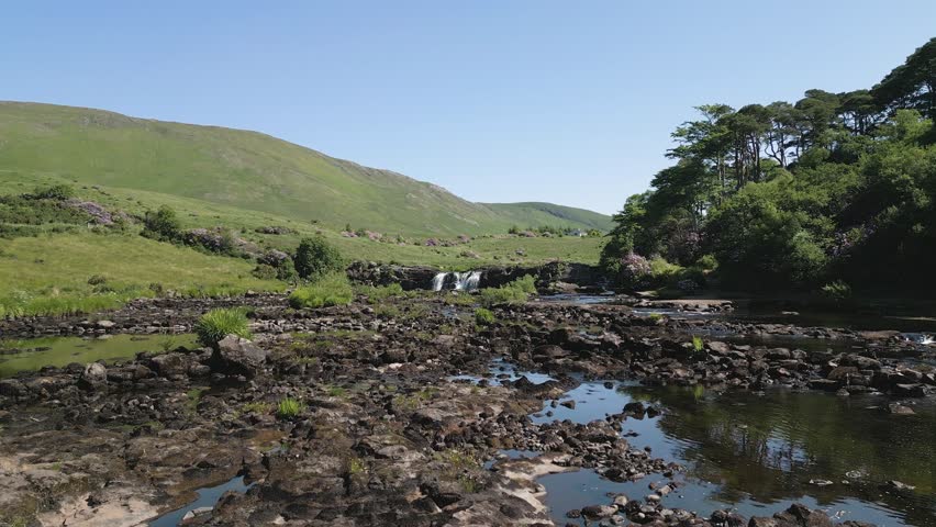 Aasleagh Falls Cinematic Drone footage Co. Galway -Ireland